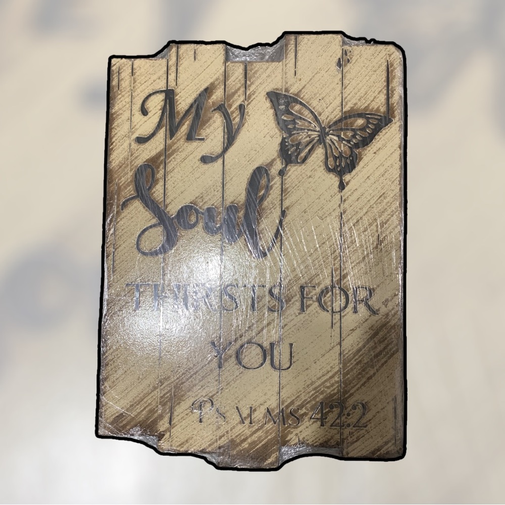Hand craved wooden art hanging picture